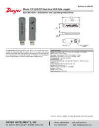 Thumbnail of document Manual - DW-USB-RT  Real-Time USB Data Logger